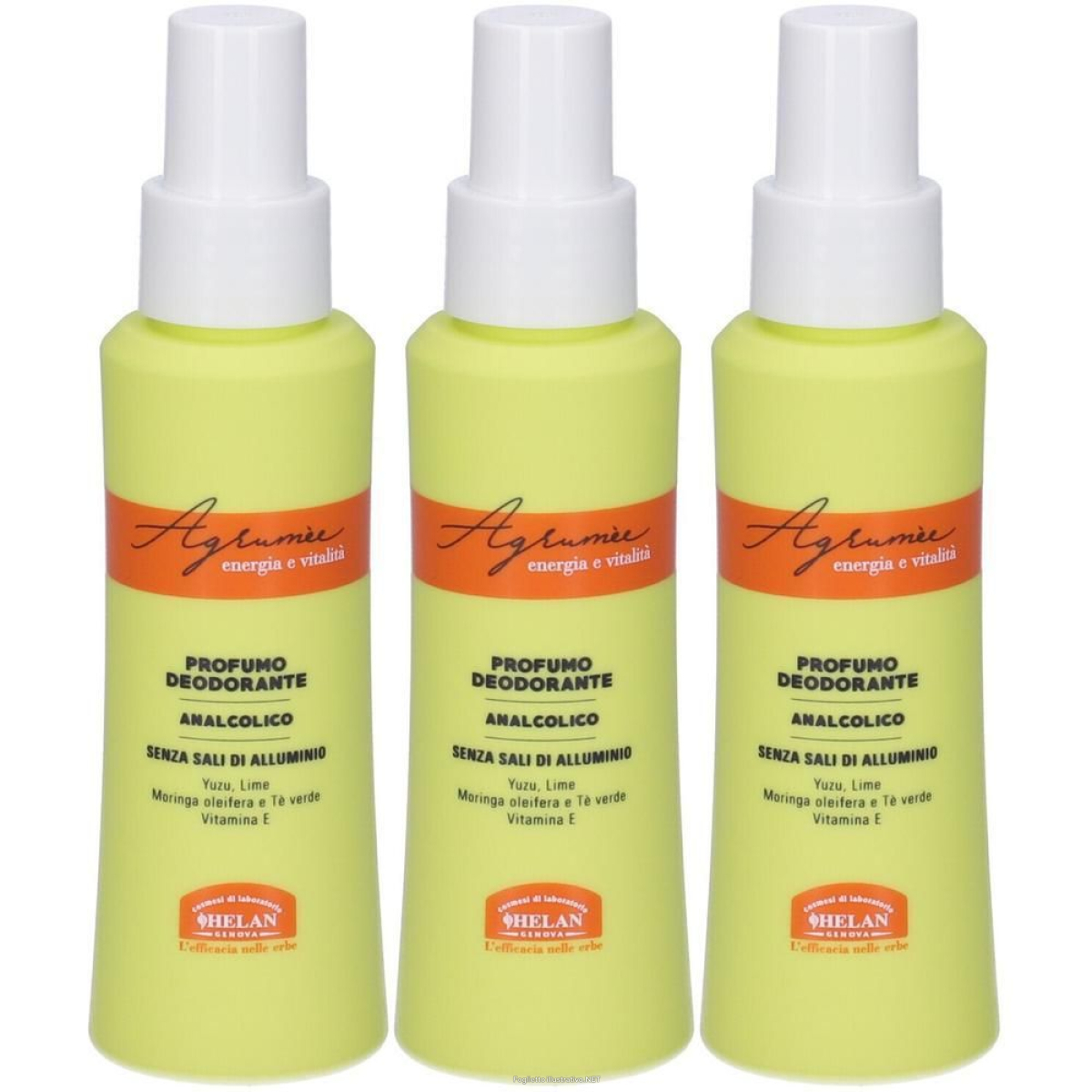 Trova prezzi di helan agrumee profumo deodorante analcolico 3x100 ml e compra online