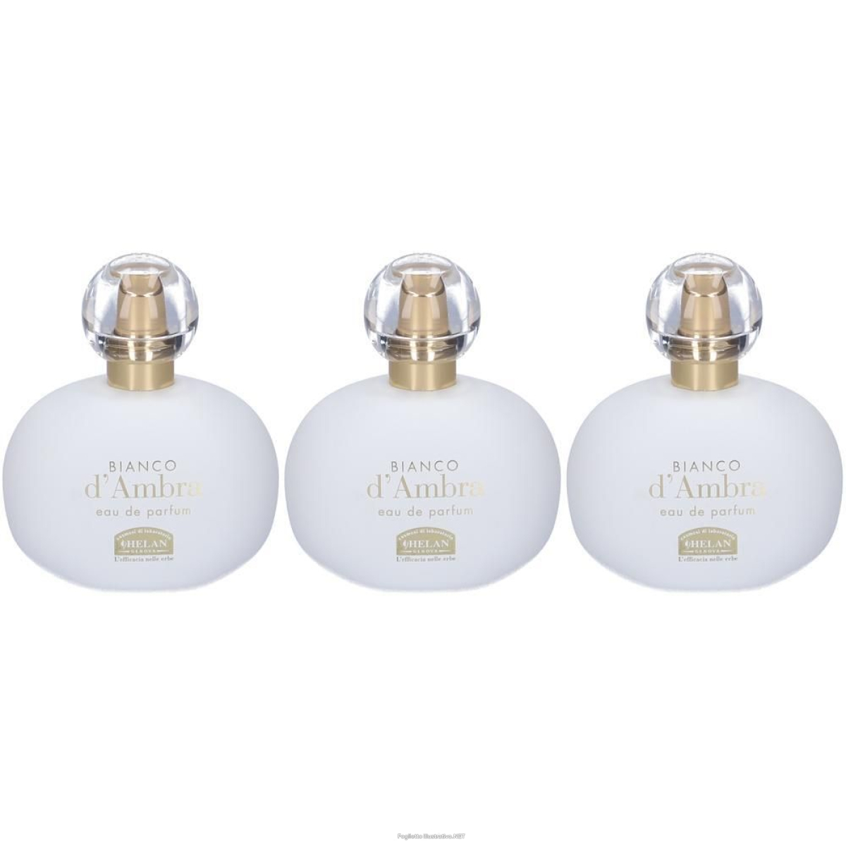Trova prezzi di helan bianco d'ambra eau de parfum 3x50 ml e compra online