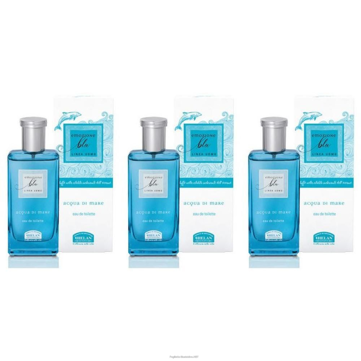 Trova prezzi di helan emozione blu acqua di mare eau de toilette 3x50 ml e compra online