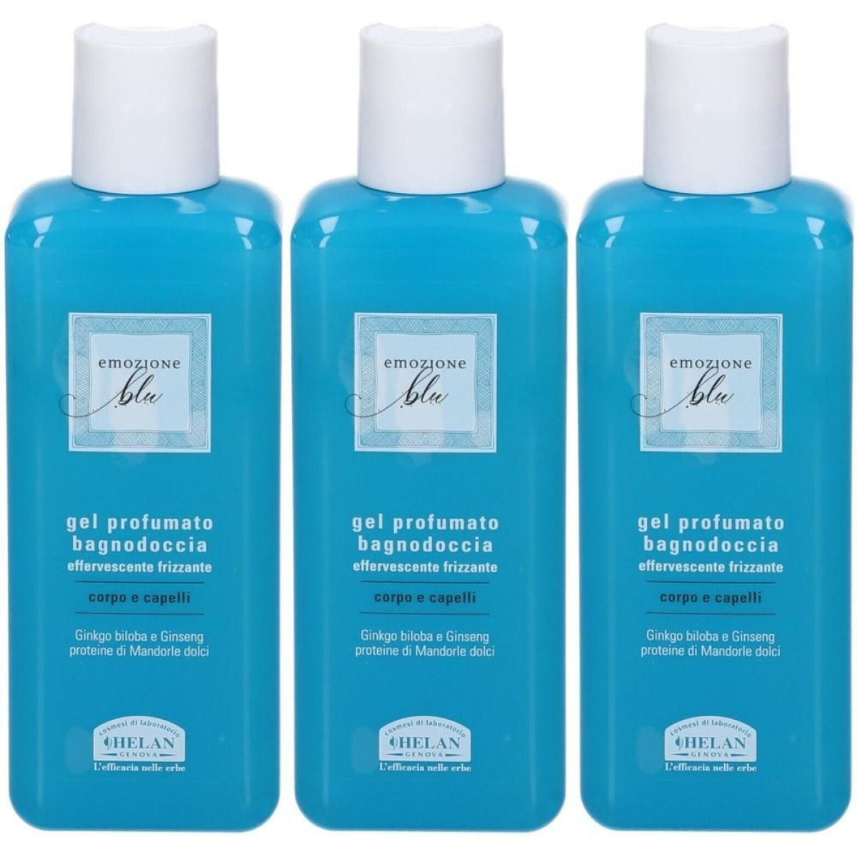 Trova prezzi di helan emozione blu gel profumato bagnodoccia 3x200 ml e compra online