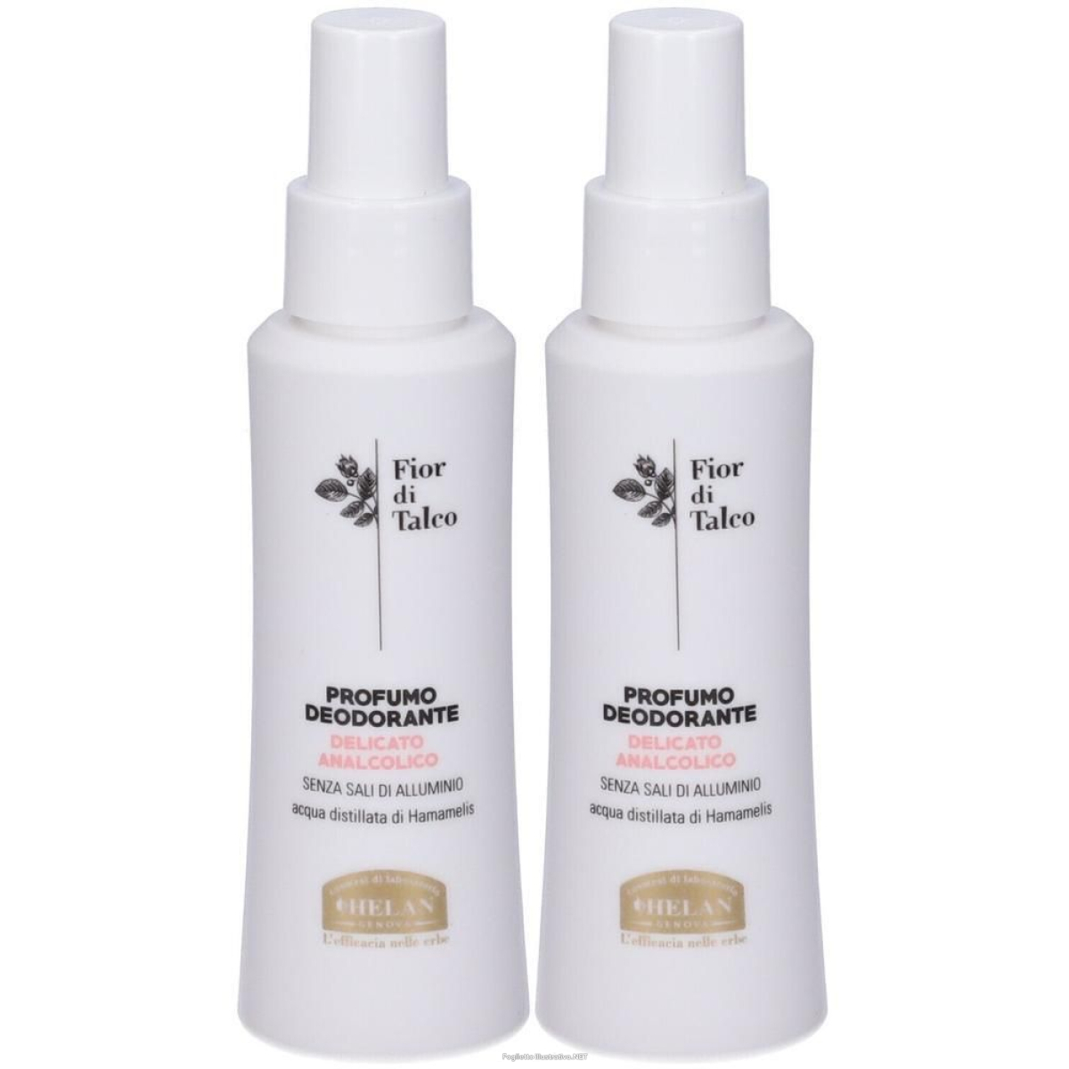 Trova prezzi di helan fior di talco profumo deodorante delicato 2x100 ml e compra online