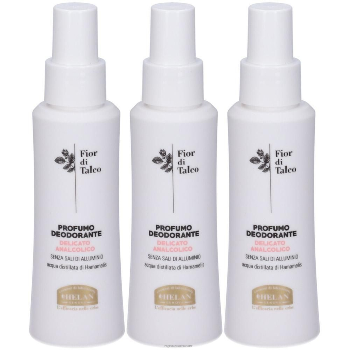 Trova prezzi di helan fior di talco profumo deodorante delicato 3x100 ml e compra online
