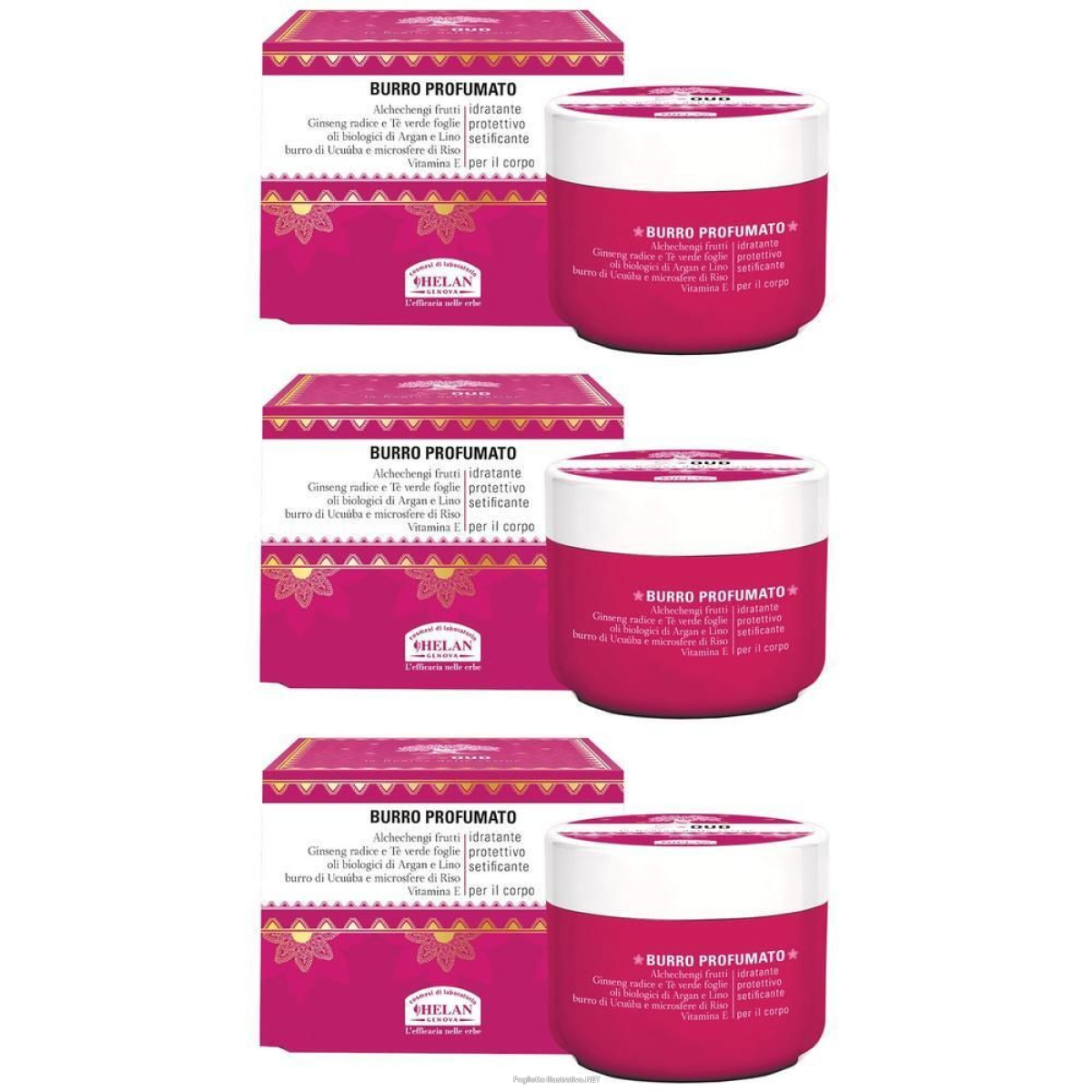 Trova prezzi di helan g-oud burro profumato 3x200 ml e compra online