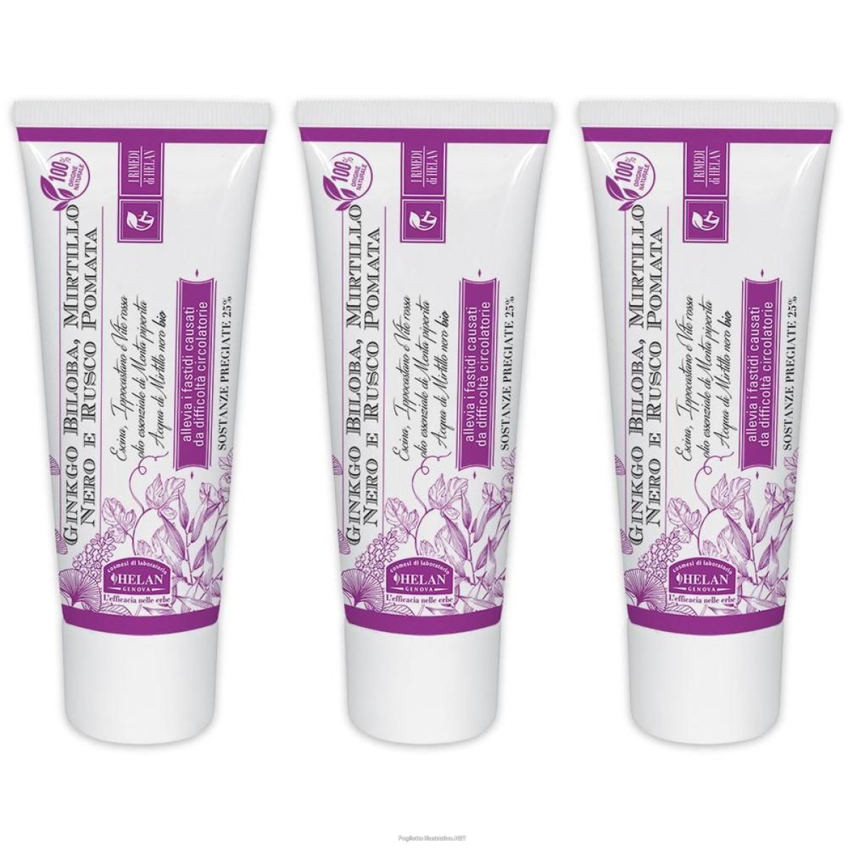 Trova prezzi di helan i rimedi di helan ginko biloba, mirtillo nero e rusco pomata 3x7 e compra online