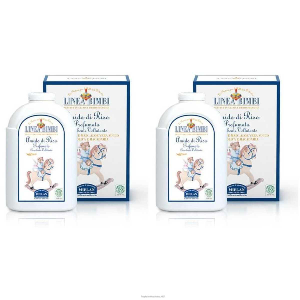 Trova prezzi di helan linea bimbi amido di riso profumato 2x75 g altro e compra online
