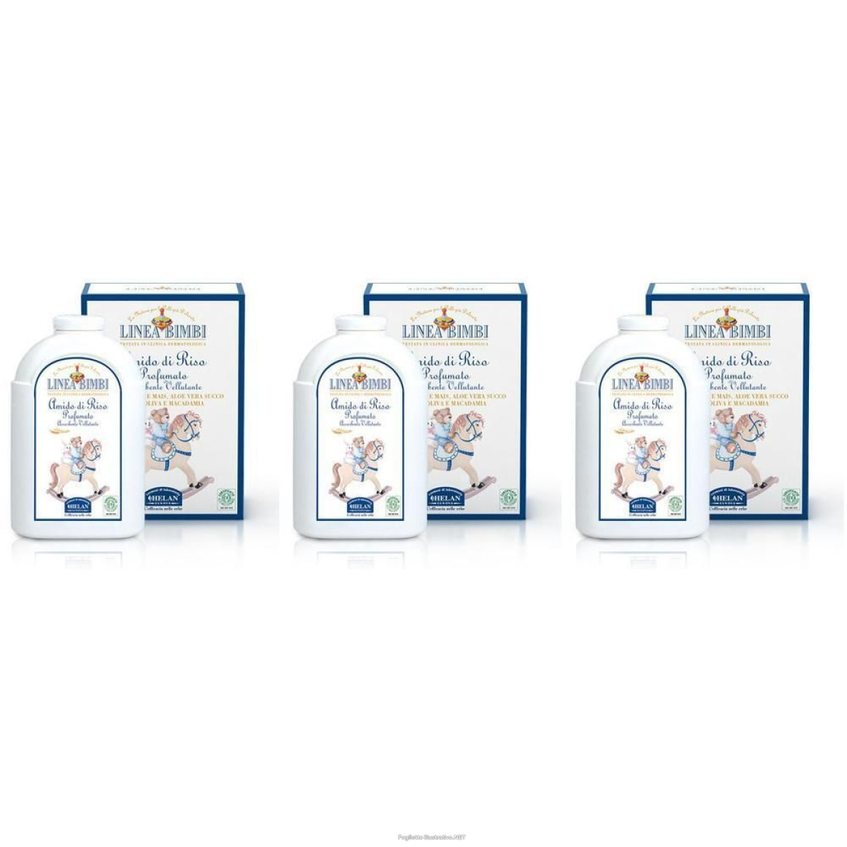 Trova prezzi di helan linea bimbi amido di riso profumato 3x75 g altro e compra online