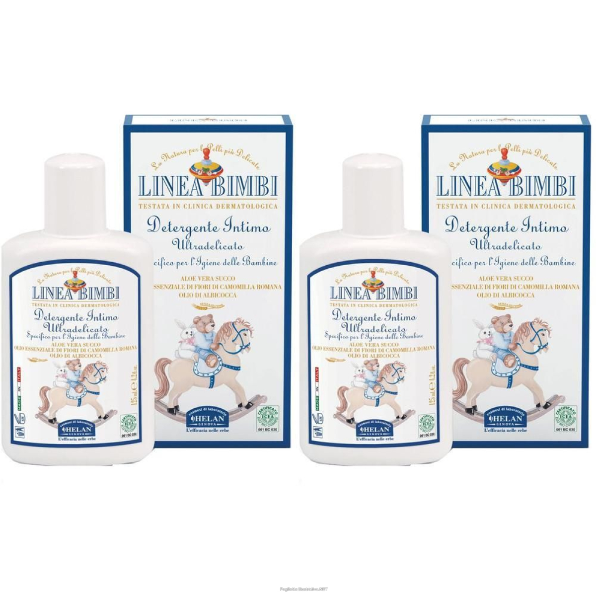Trova prezzi di helan linea bimbi detergente intimo 2x125 ml e compra online