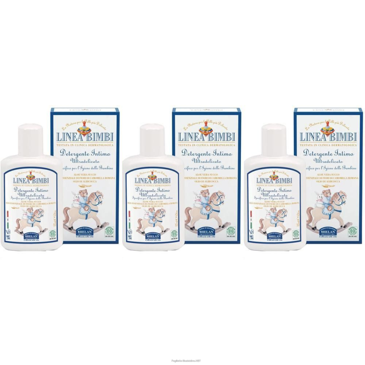 Trova prezzi di helan linea bimbi detergente intimo 3x125 ml e compra online