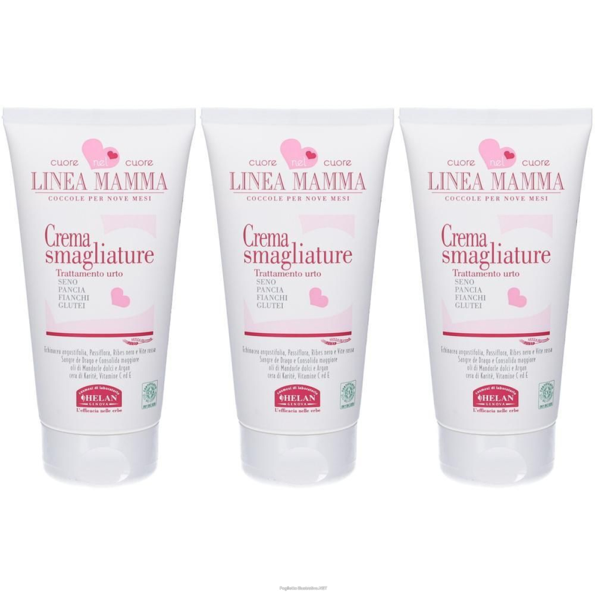 Trova prezzi di helan linea mamma crema smagliature 3x150 ml e compra online