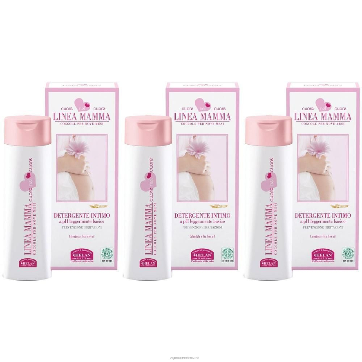Trova prezzi di helan linea mamma detergente intimo 3x200 ml e compra online