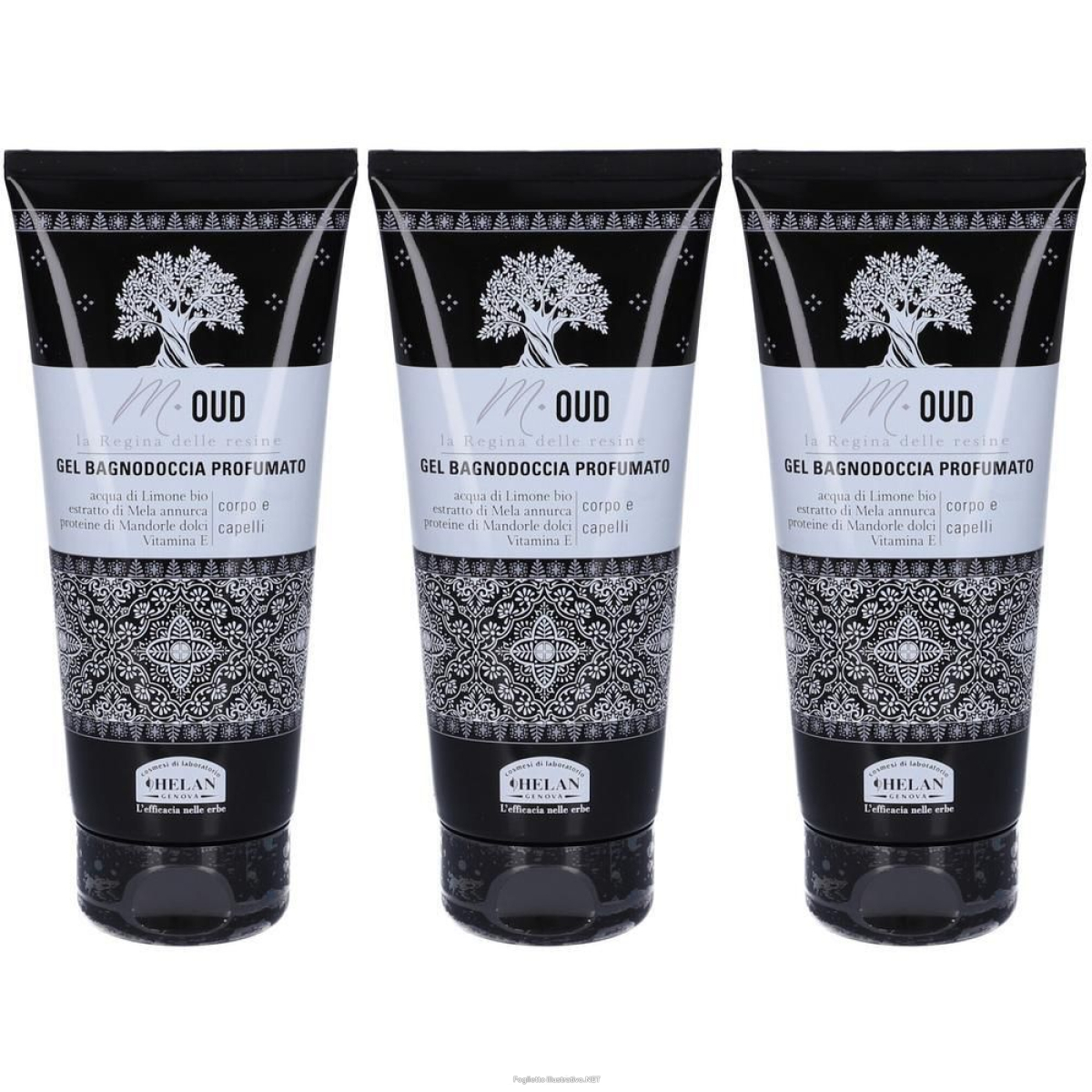Trova prezzi di helan m-oud gel bagnodoccia profumato 3x200 ml e compra online