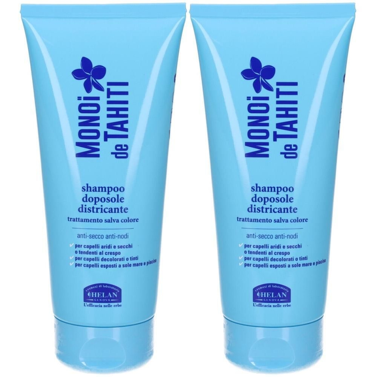 Trova prezzi di helan monoi de tahiti shampoo doposole districante 2x200 ml e compra online