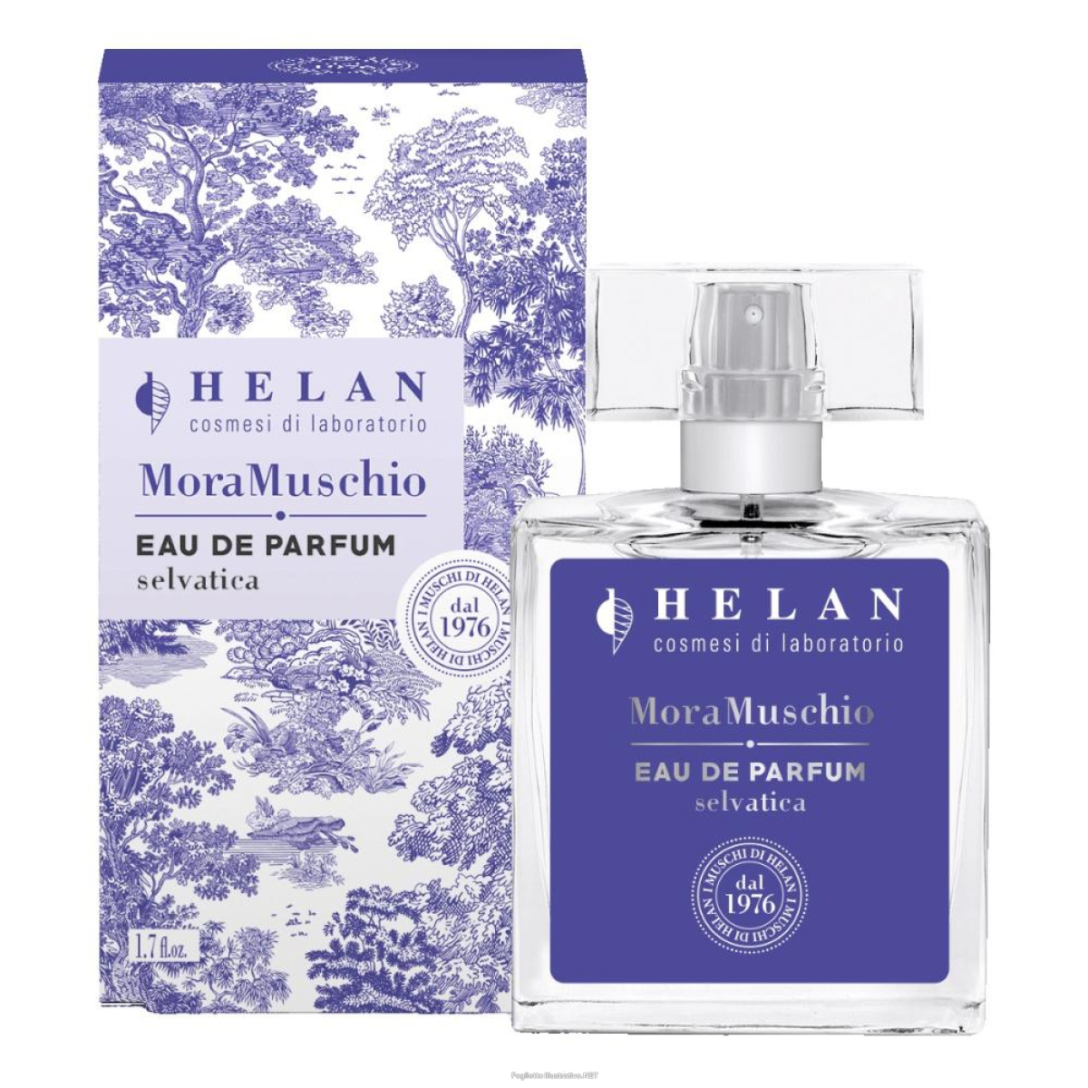 Trova prezzi di helan - mora muschio eau de parfum confezione 50 ml e compra online