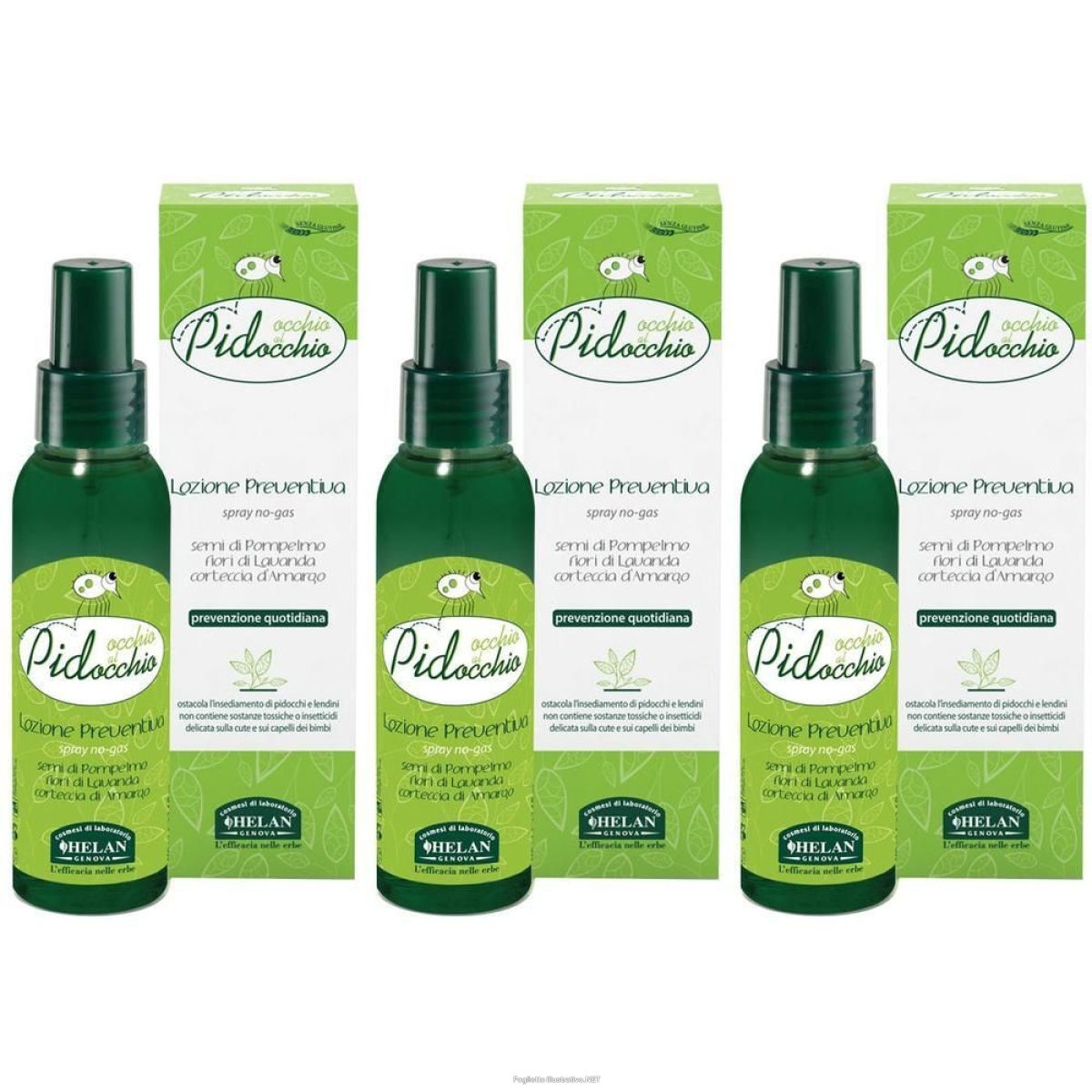 Trova prezzi di helan occhio al pidocchio lozione preventiva 3x100 ml e compra online