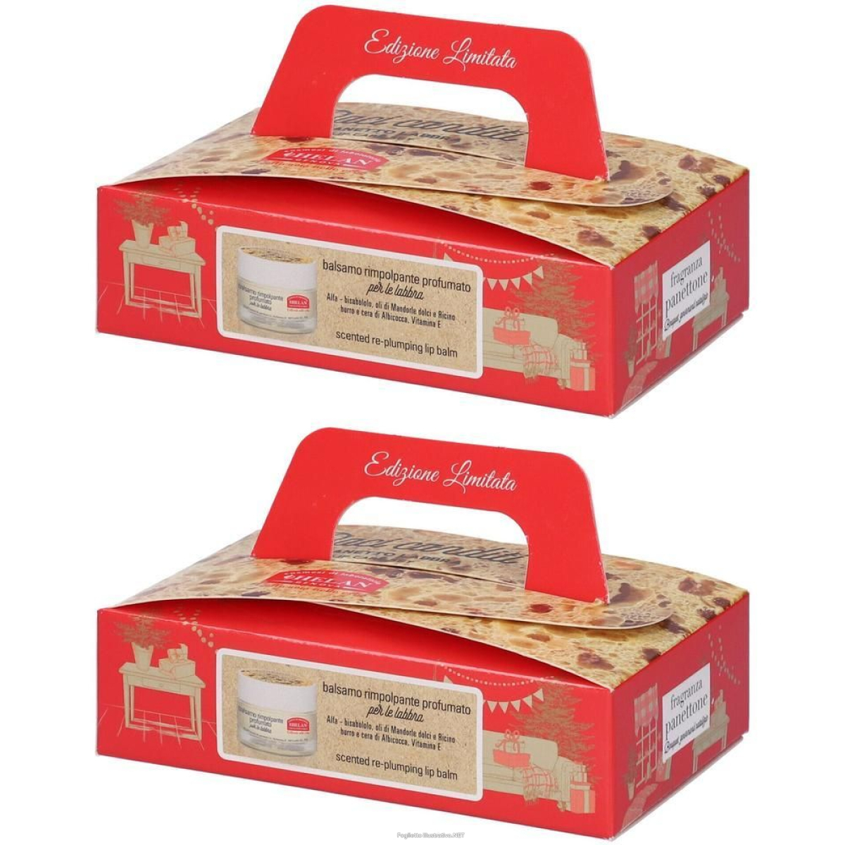 Trova prezzi di helan panettone cofanetto labbra 2x1 st e compra online
