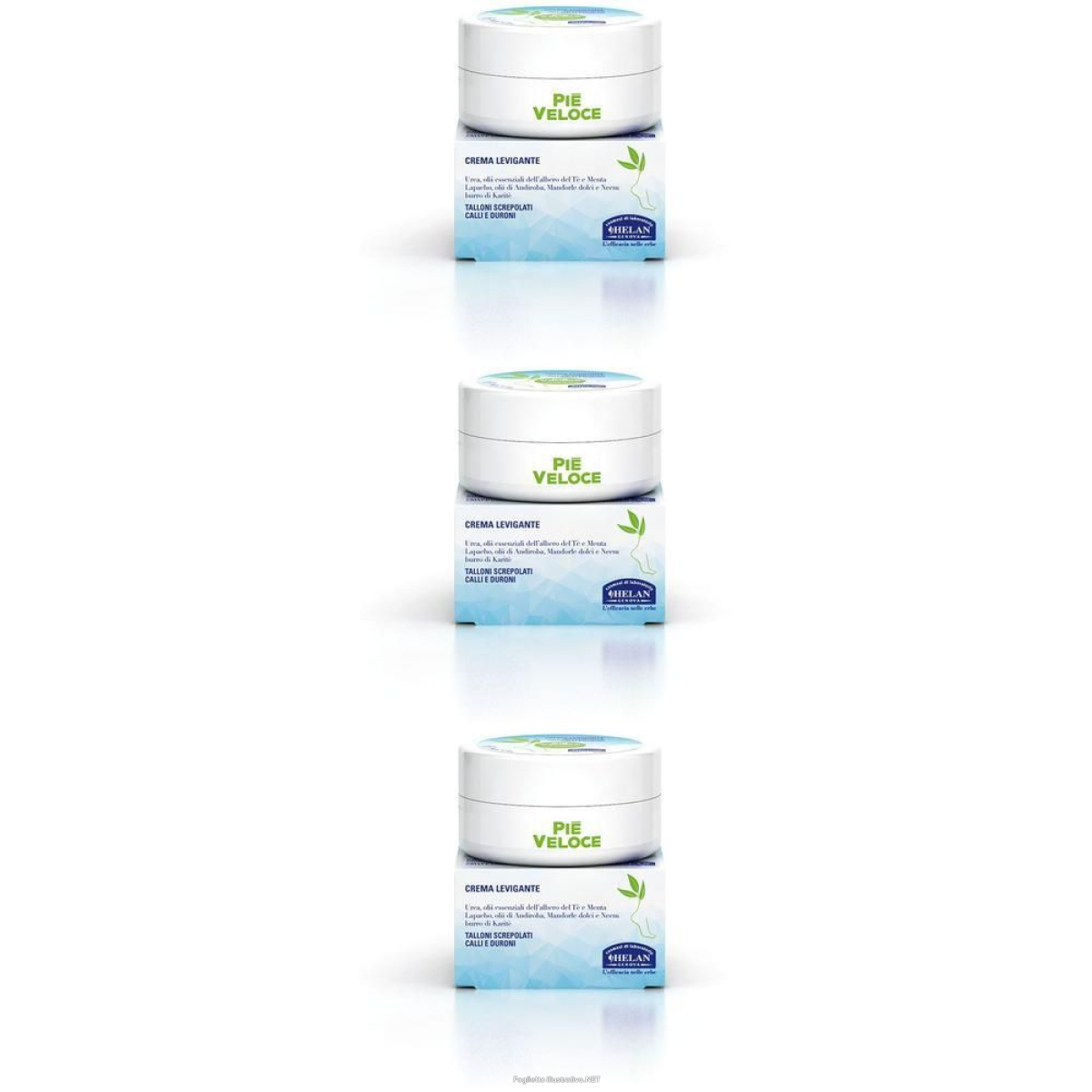 Trova prezzi di helan pie veloce crema levigante 3x50 ml e compra online