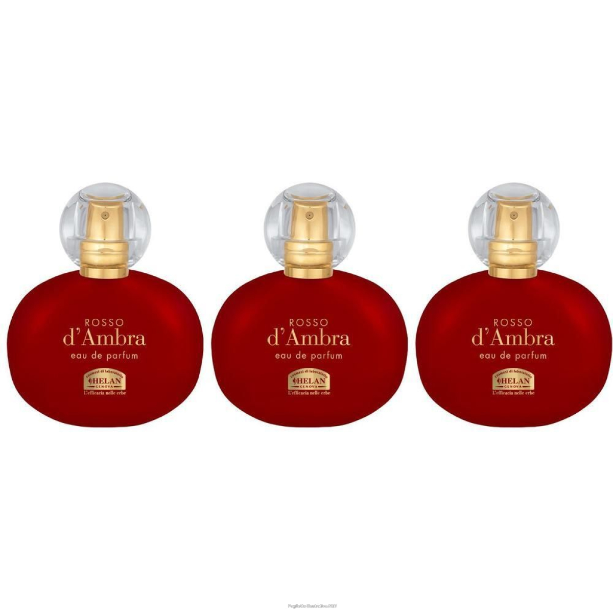 Trova prezzi di helan rosso d'ambra eau de parfum 3x50 ml e compra online
