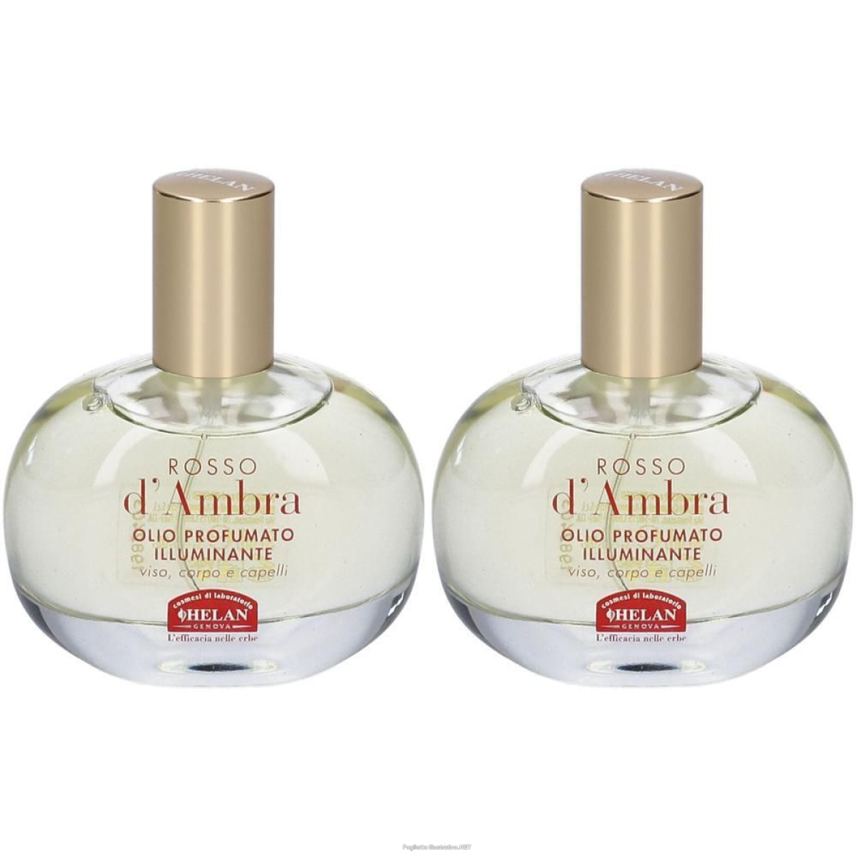 Trova prezzi di helan rosso d'ambra olio profumato illuminante 2x50 ml e compra online