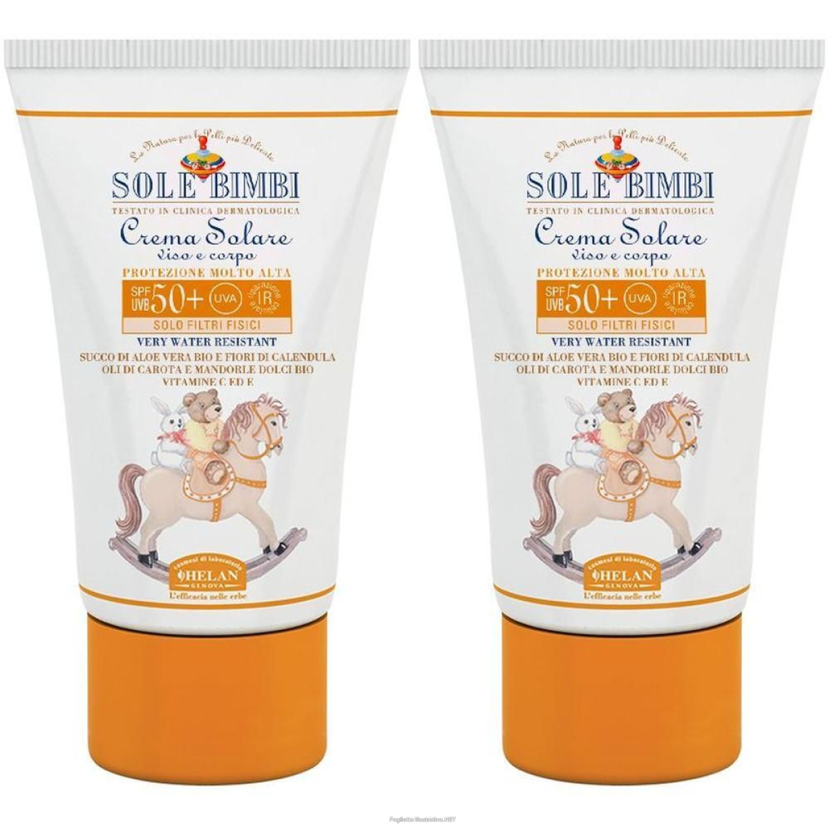 Trova prezzi di helan sole bimbi crema solare spf50+ 50 ml e compra online