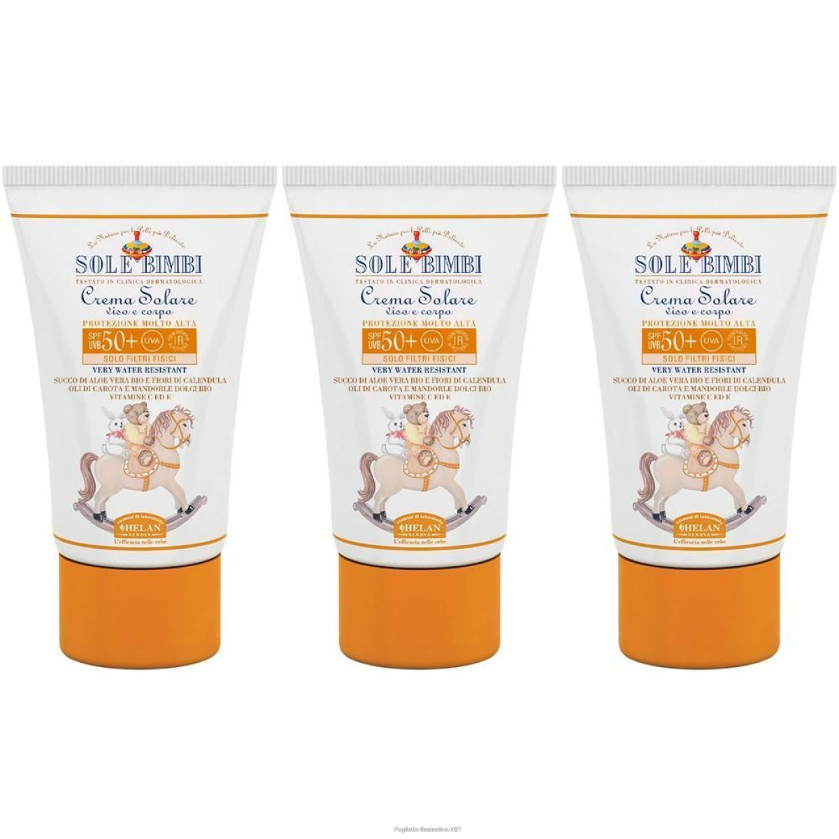 Trova prezzi di helan sole bimbi crema solare spf50+ 50 ml e compra online