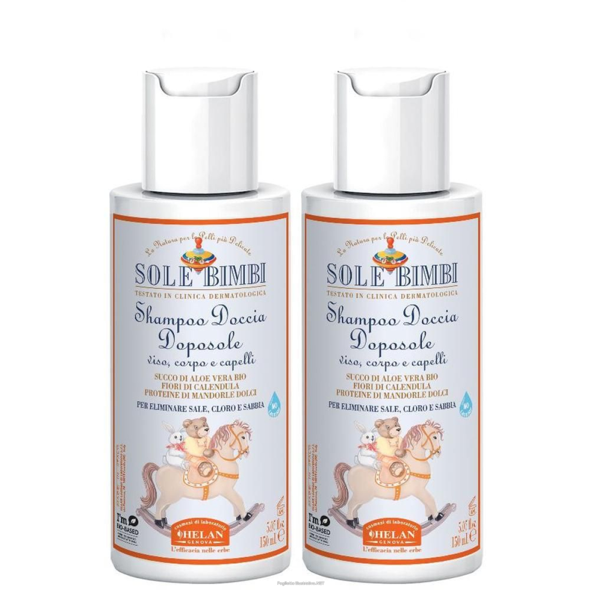 Trova prezzi di helan sole bimbi shampoo doccia doposole 150 ml e compra online