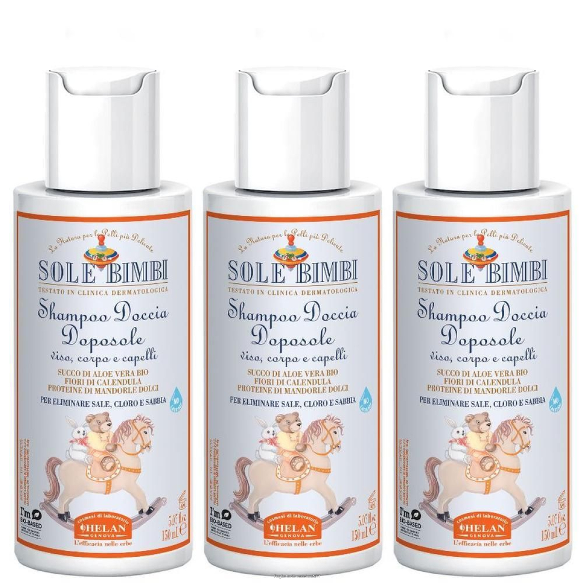 Trova prezzi di helan sole bimbi shampoo doccia doposole 150 ml e compra online