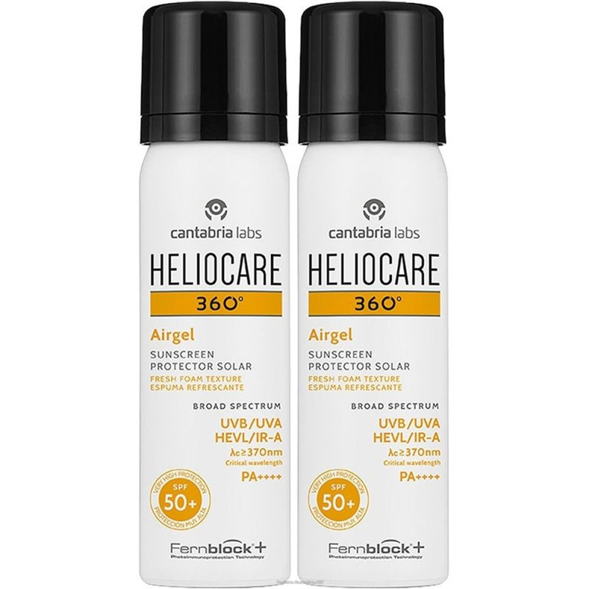 Trova prezzi di heliocare 360° airgel spf 50+ set da 2 2x60 ml gel e compra online