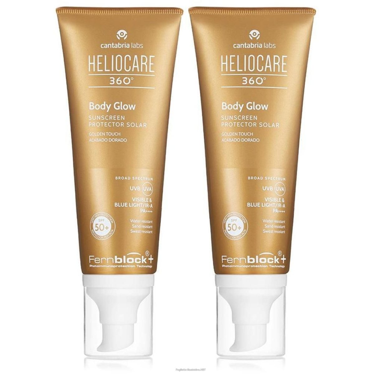 Trova prezzi di heliocare 360° body glow spf50+ 2x100 ml e compra online