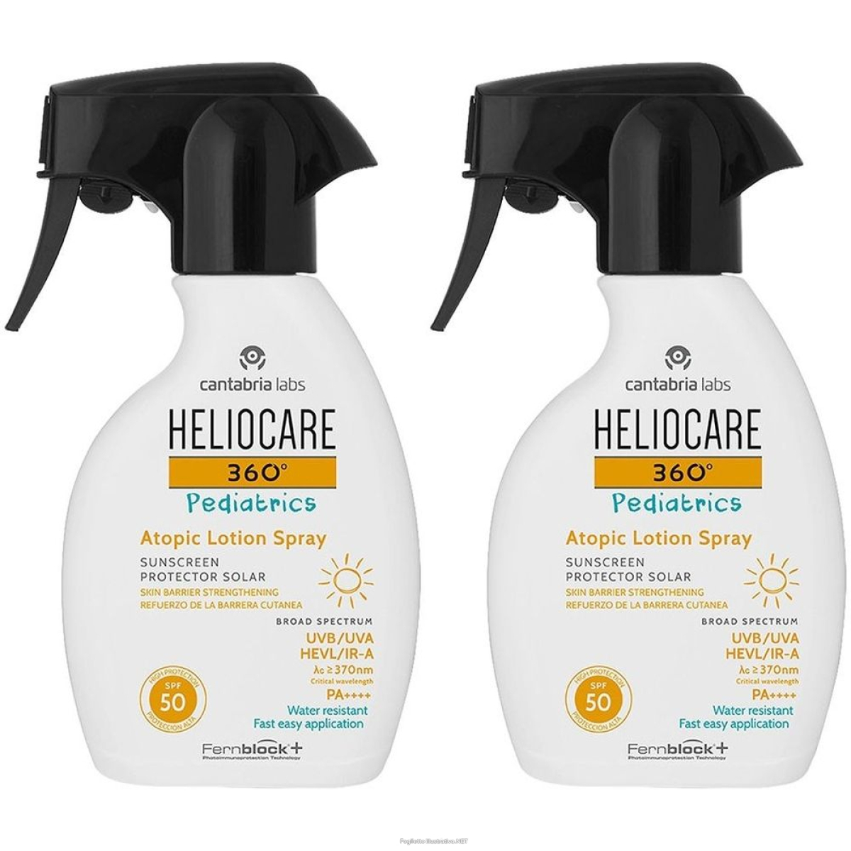Trova prezzi di heliocare 360° pediatrics atopic lotion set da 2 2x250 ml spray e compra online