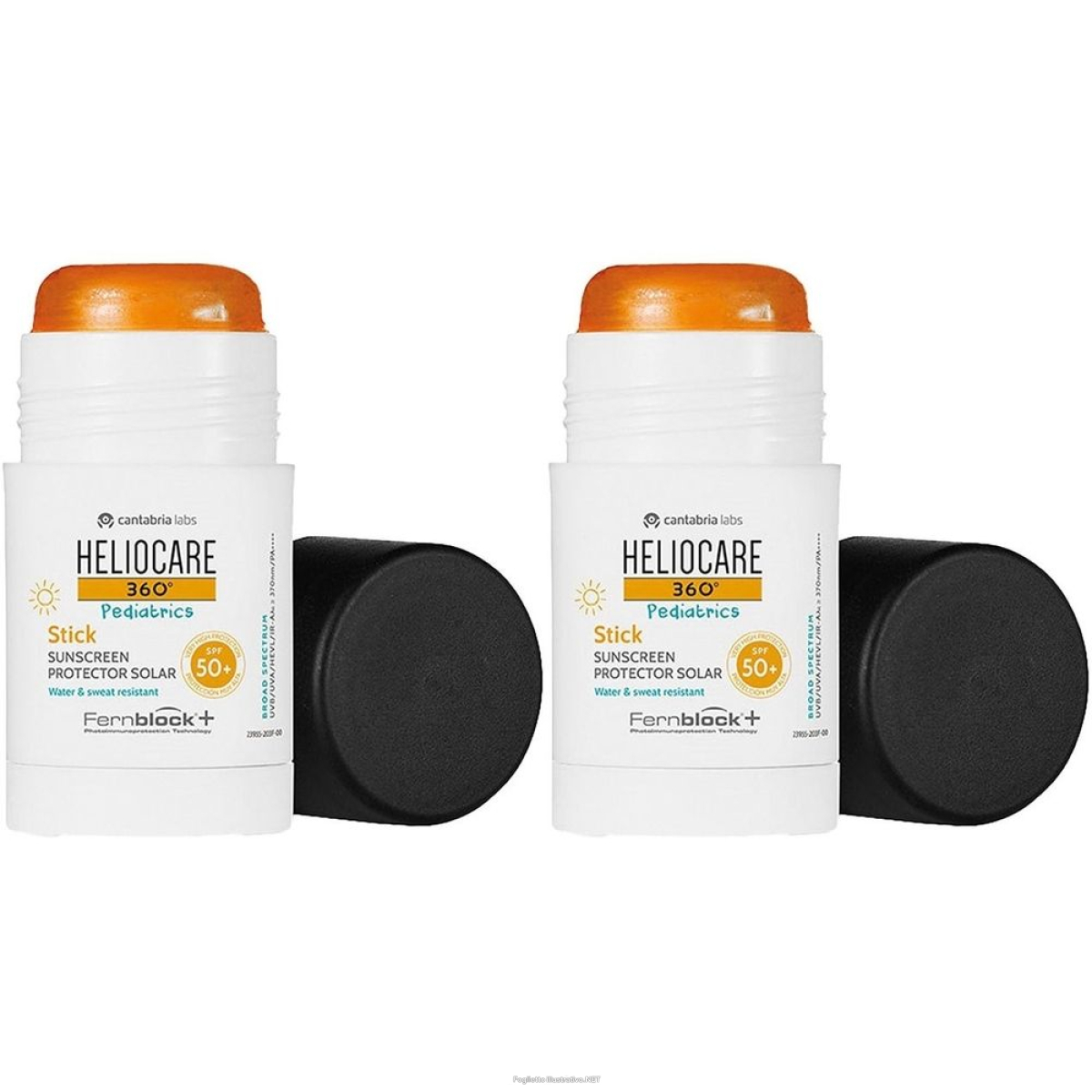 Trova prezzi di heliocare 360° pediatrics set da 2 2x25 g stick e compra online