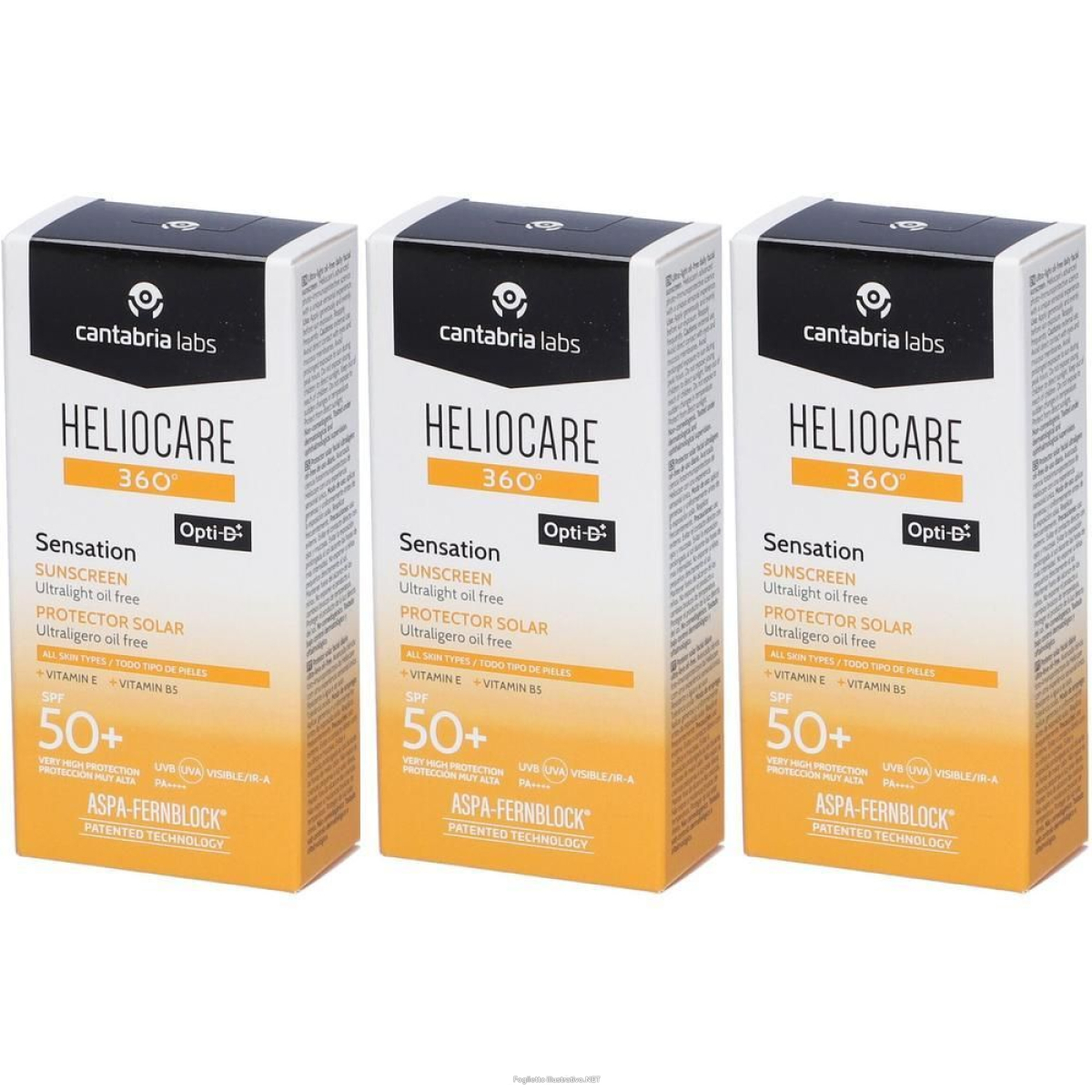 Trova prezzi di heliocare 360° sensation 3x50 ml crema solare e compra online