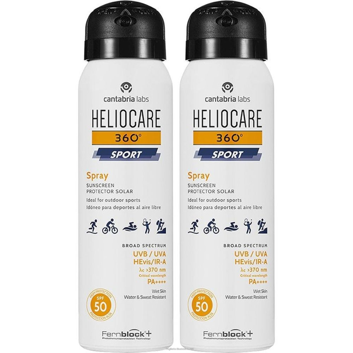 Trova prezzi di heliocare 360° sport spray set da 2 2x100 ml e compra online