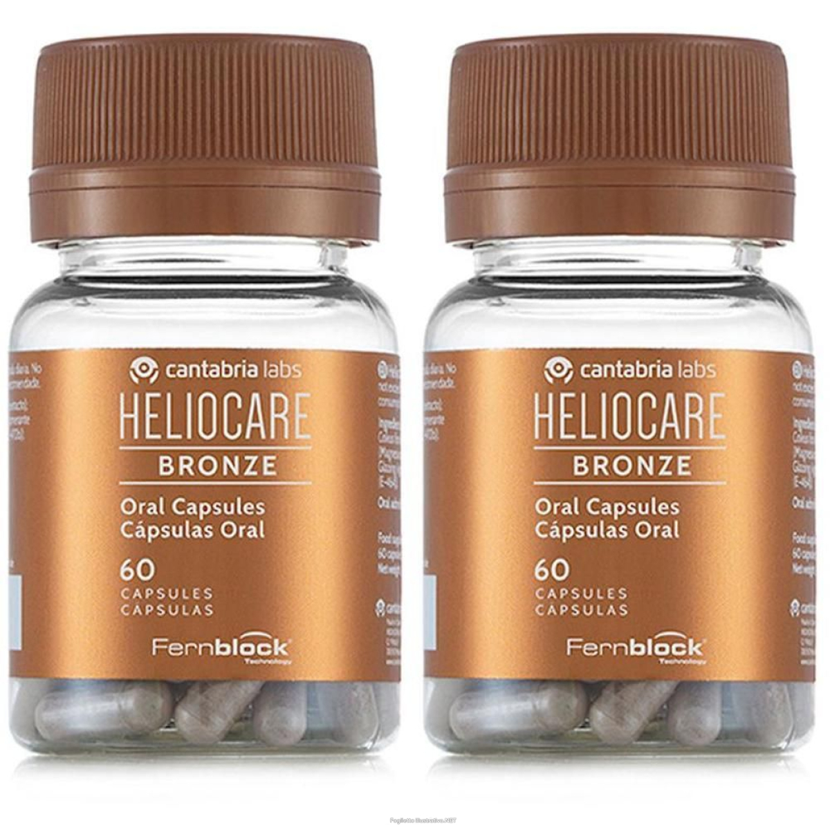 Trova prezzi di heliocare bronze capsule 2x16,9 g e compra online