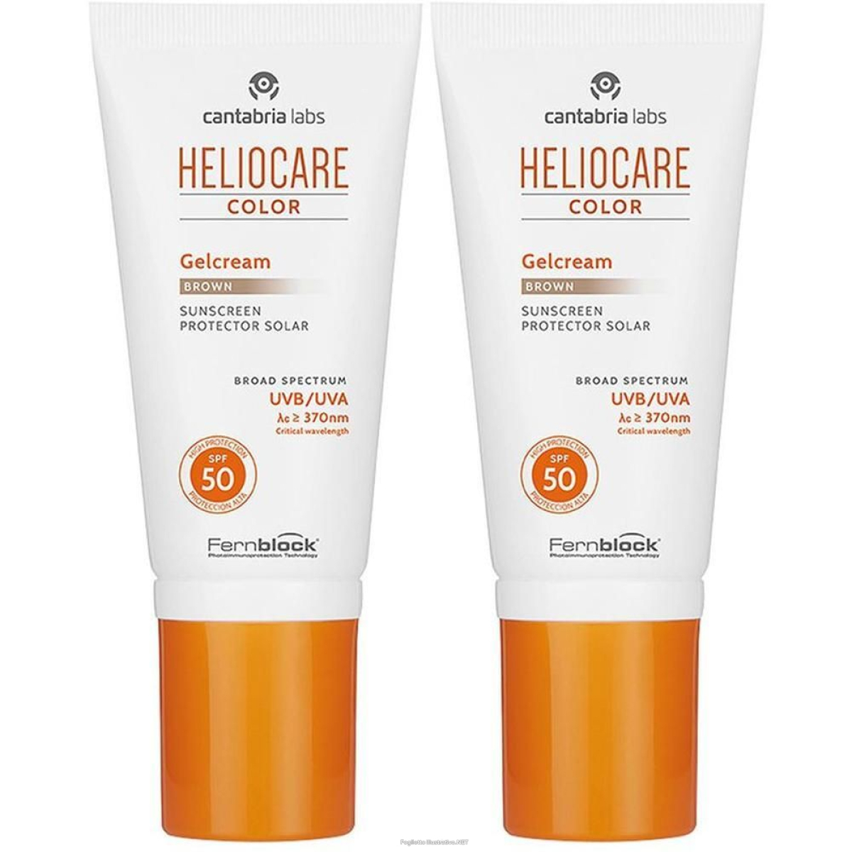 Trova prezzi di heliocare color brown fp 50 2x50 ml e compra online