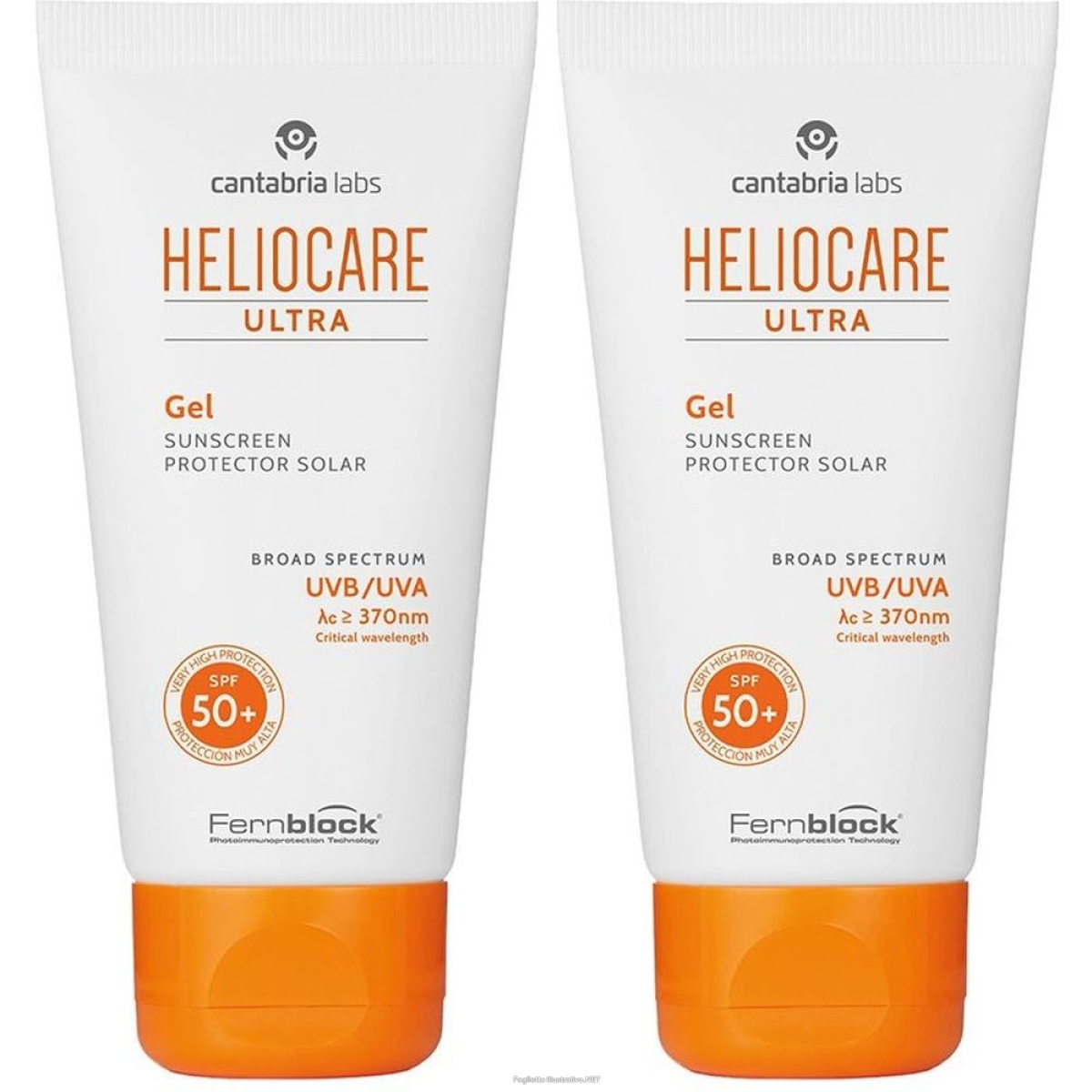 Trova prezzi di heliocare gel spf 50+ set da 2 2x50 ml e compra online