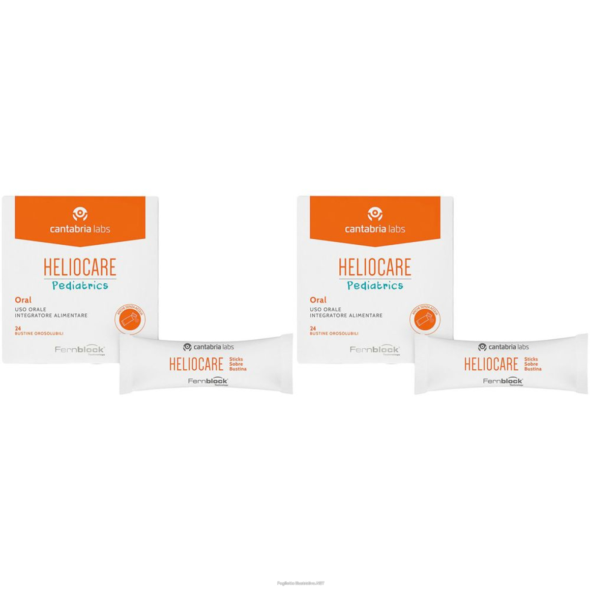 Trova prezzi di heliocare pediatrics oral 24 bustine set da 2 2x24 g polvere per soluz e compra online