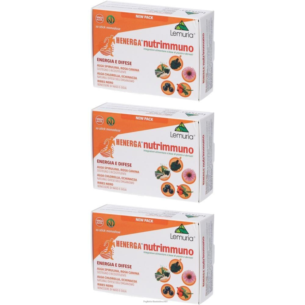 Trova prezzi di henerga nutrimmuno stick 3x100 ml soluzione orale e compra online