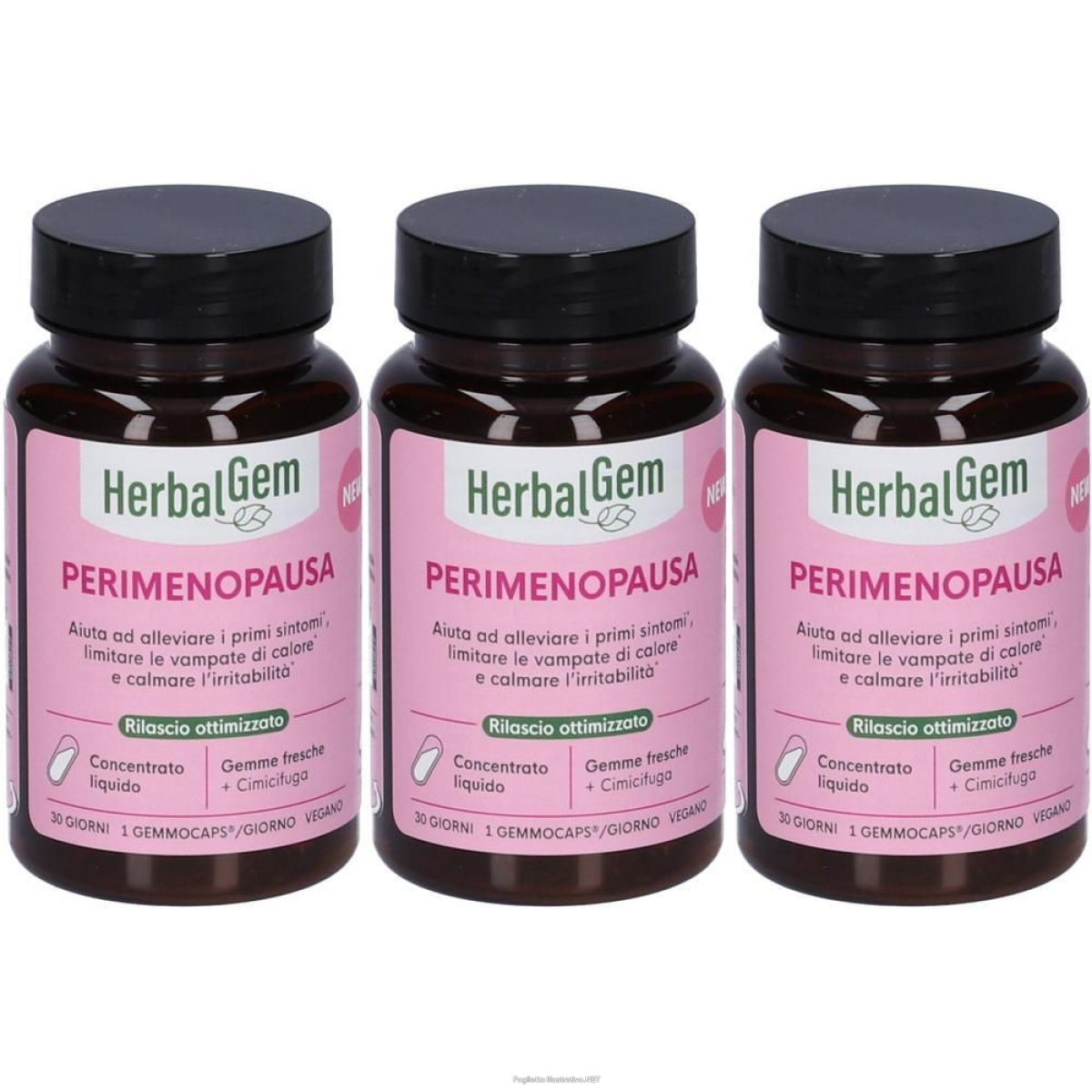 Trova prezzi di herbal gem gemmocaps perimenopausa capsule 3x26,64 g e compra online