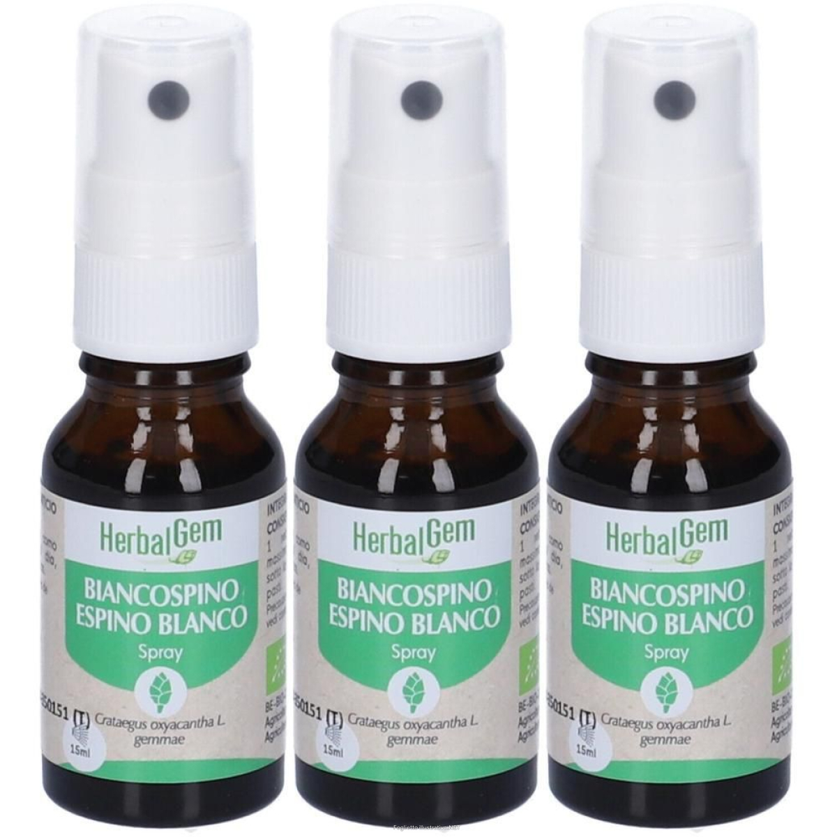 Trova prezzi di herbalgem biancospino gemme concentrato di fresche gocce 3x15 ml e compra online