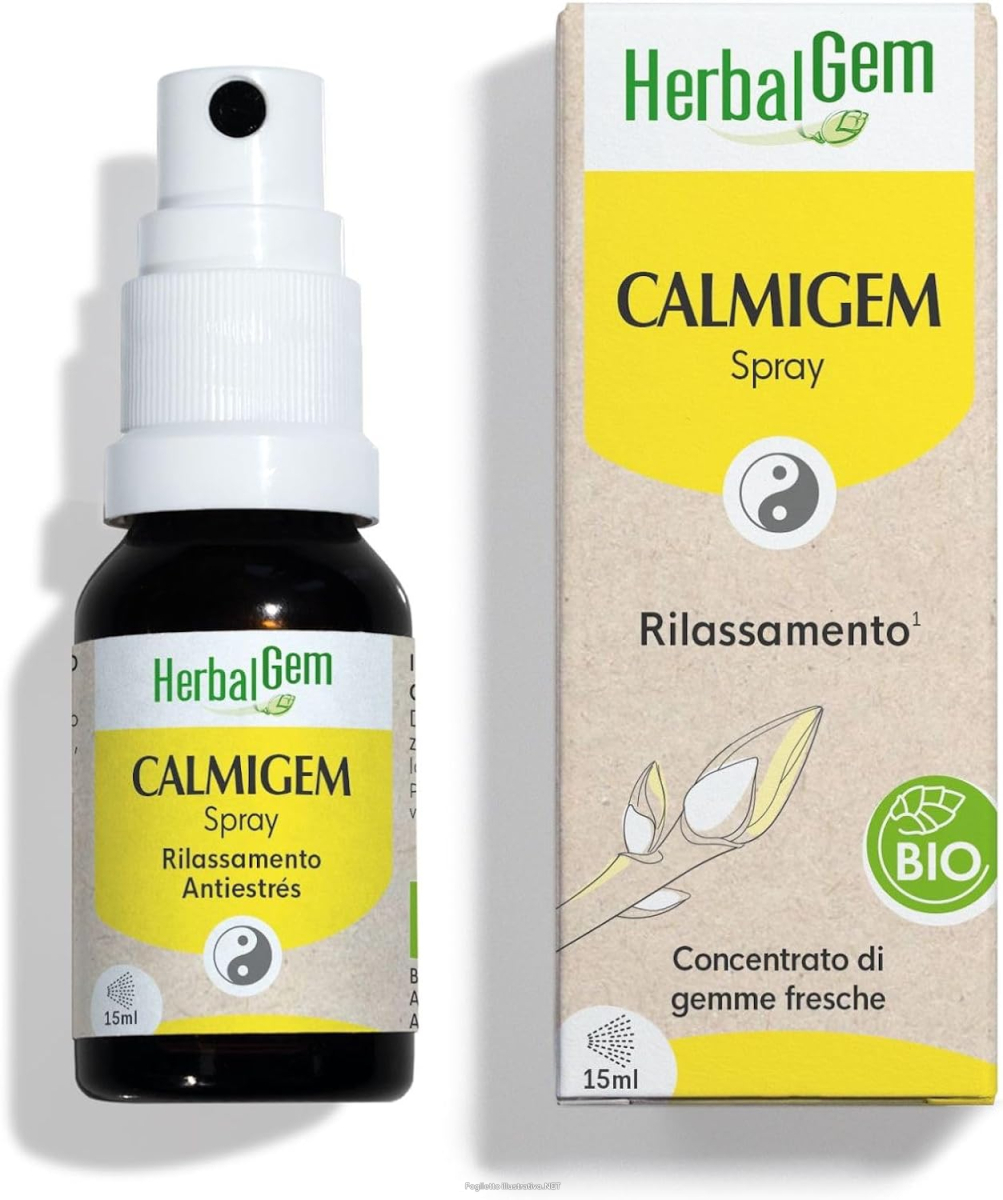Trova prezzi di herbalgem calmigem bio contro stress complesso di gemmoterapia spray 15 ml e compra online