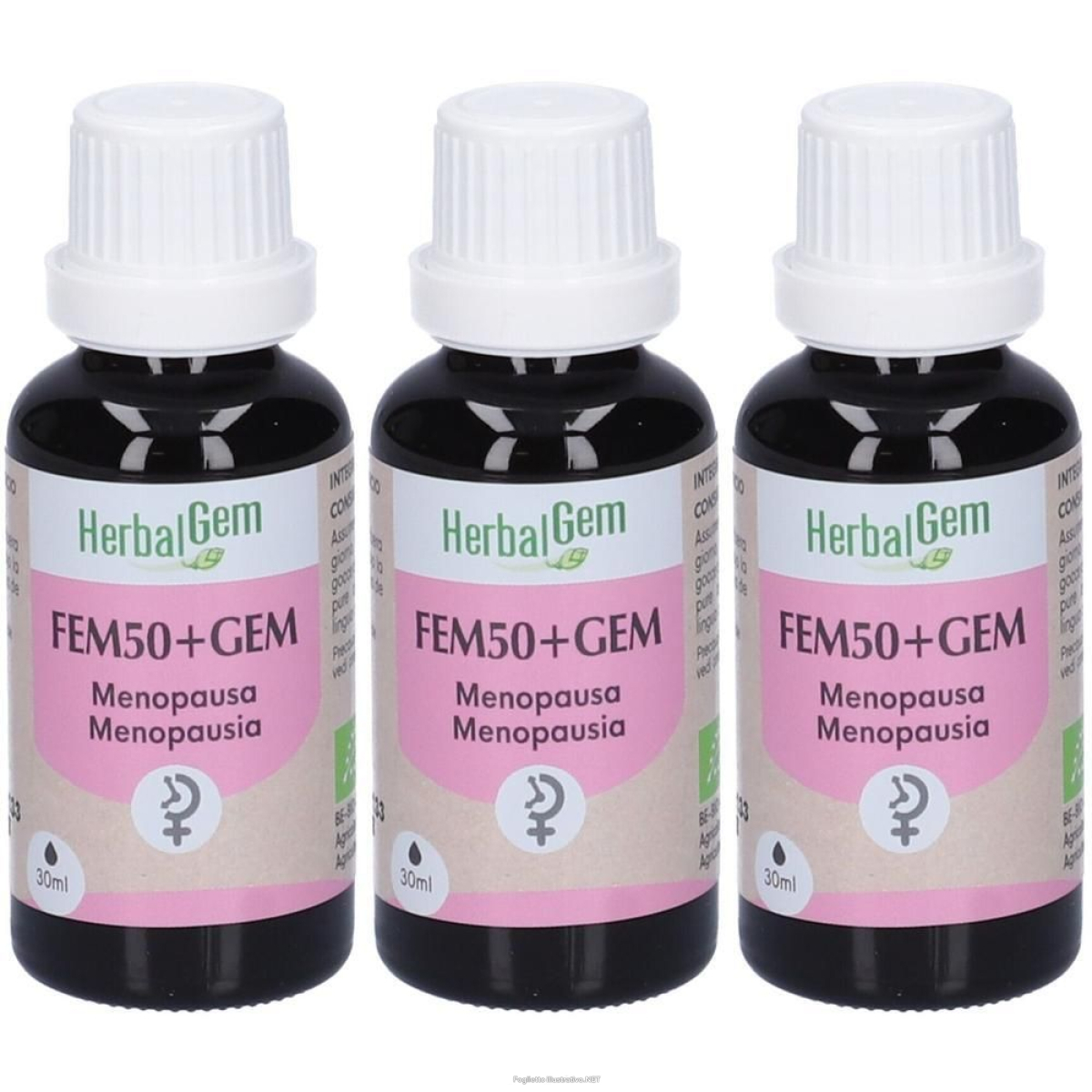 Trova prezzi di herbalgem fem50+gem menopausa concentrato di gemme fresche gocce 3x30 e compra online