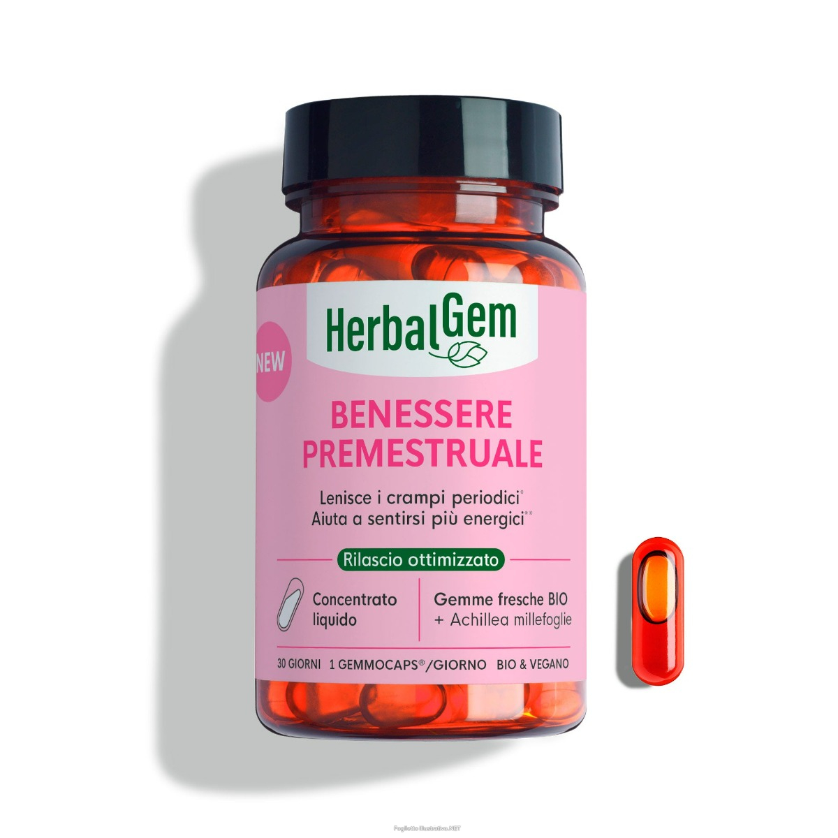 Trova prezzi di herbalgem gemmocaps bio integratore benessere premestruale 30 capsule e compra online