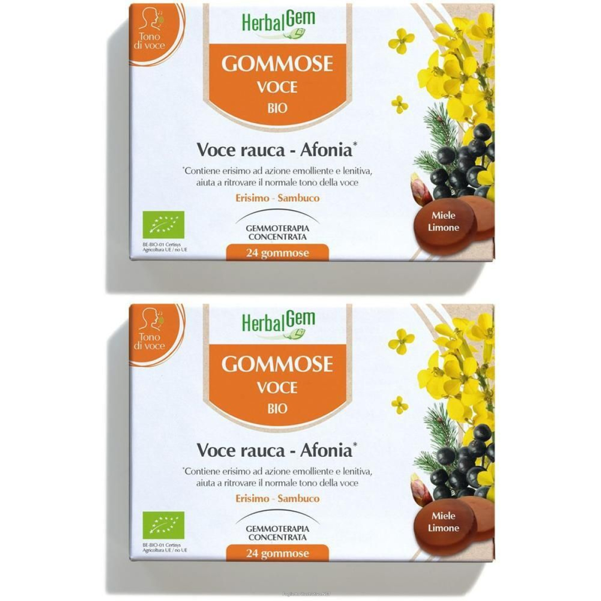 Trova prezzi di herbalgem gommose voce bio per rauca e afonia gusto miele limon e compra online