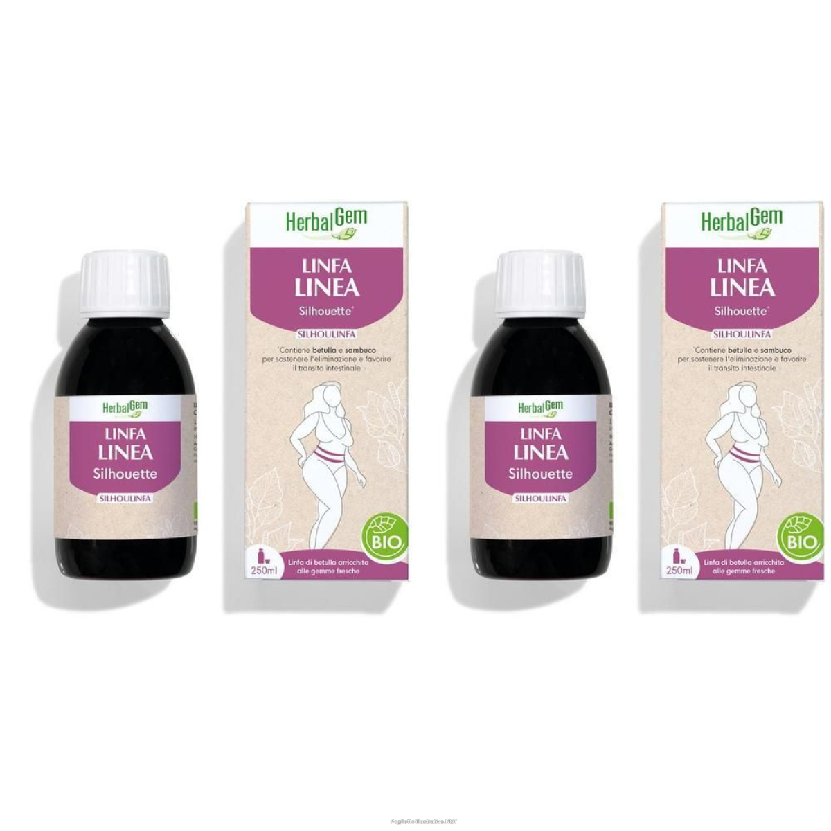 Trova prezzi di herbalgem linfa linea silhouette silhoulinfa soluzione orale 2x250 ml e compra online