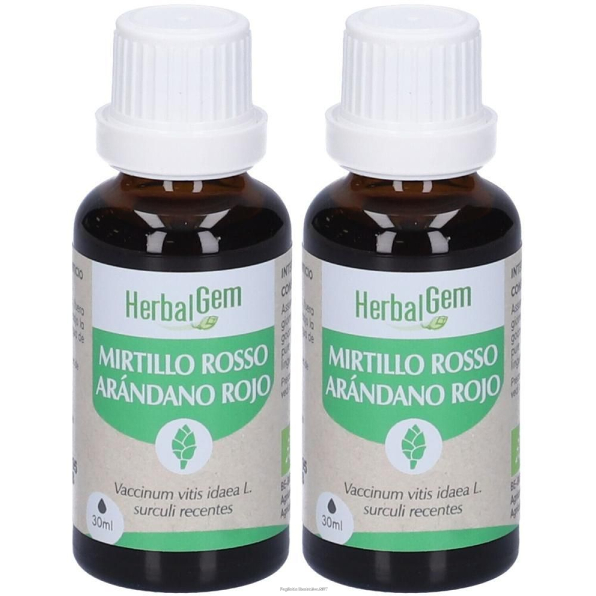 Trova prezzi di herbalgem mirtillo rosso giovani getti concentrato di gemme fresche go e compra online