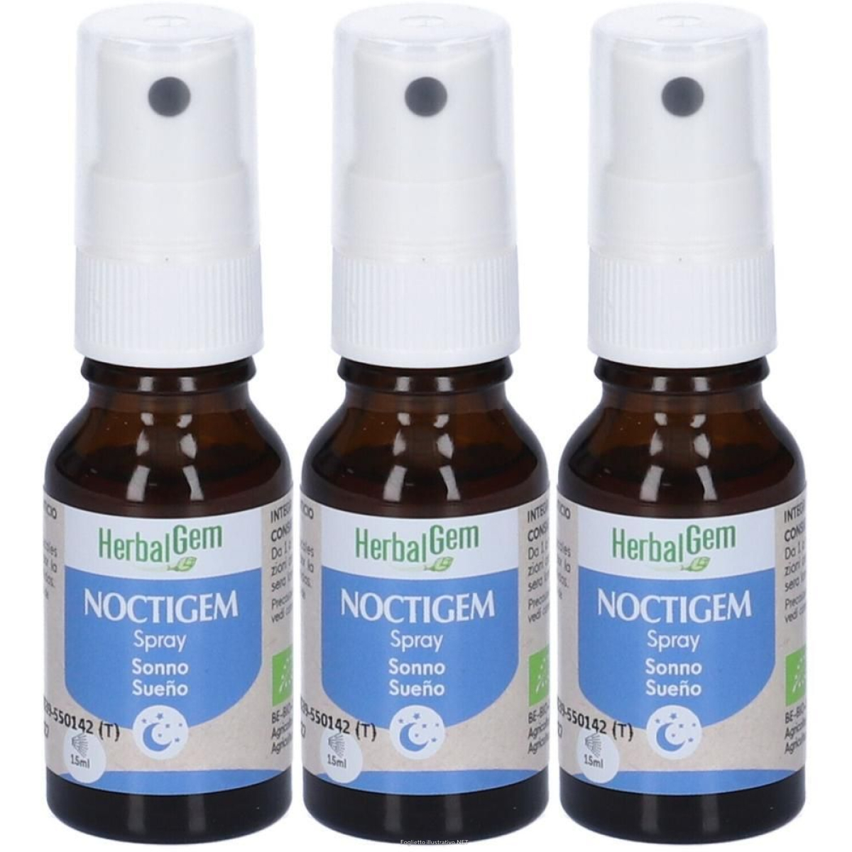 Trova prezzi di herbalgem noctigem sonno concentrato di gemme fresche gocce 3x15 ml e compra online
