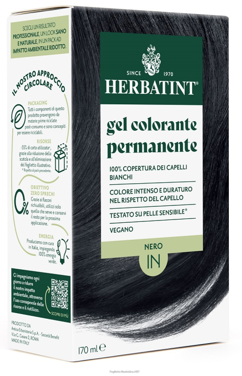 Trova prezzi di herbatint 1n nero 170ml e compra online