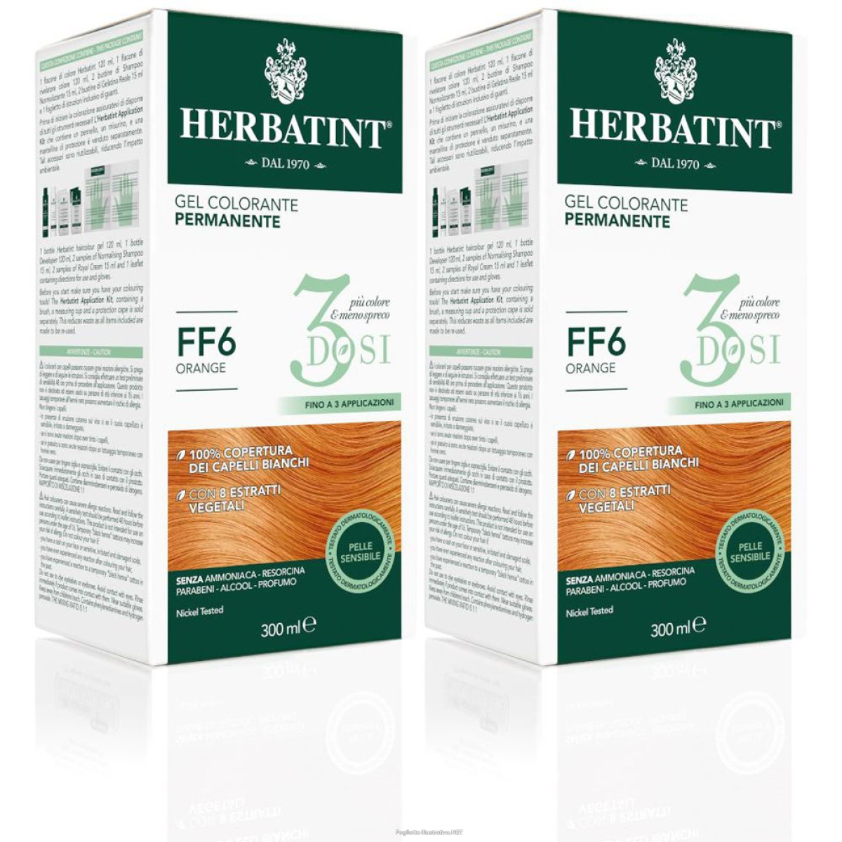 Trova prezzi di herbatint® 3 dosi ff6 orange set da 2 2x300 ml lozione e compra online