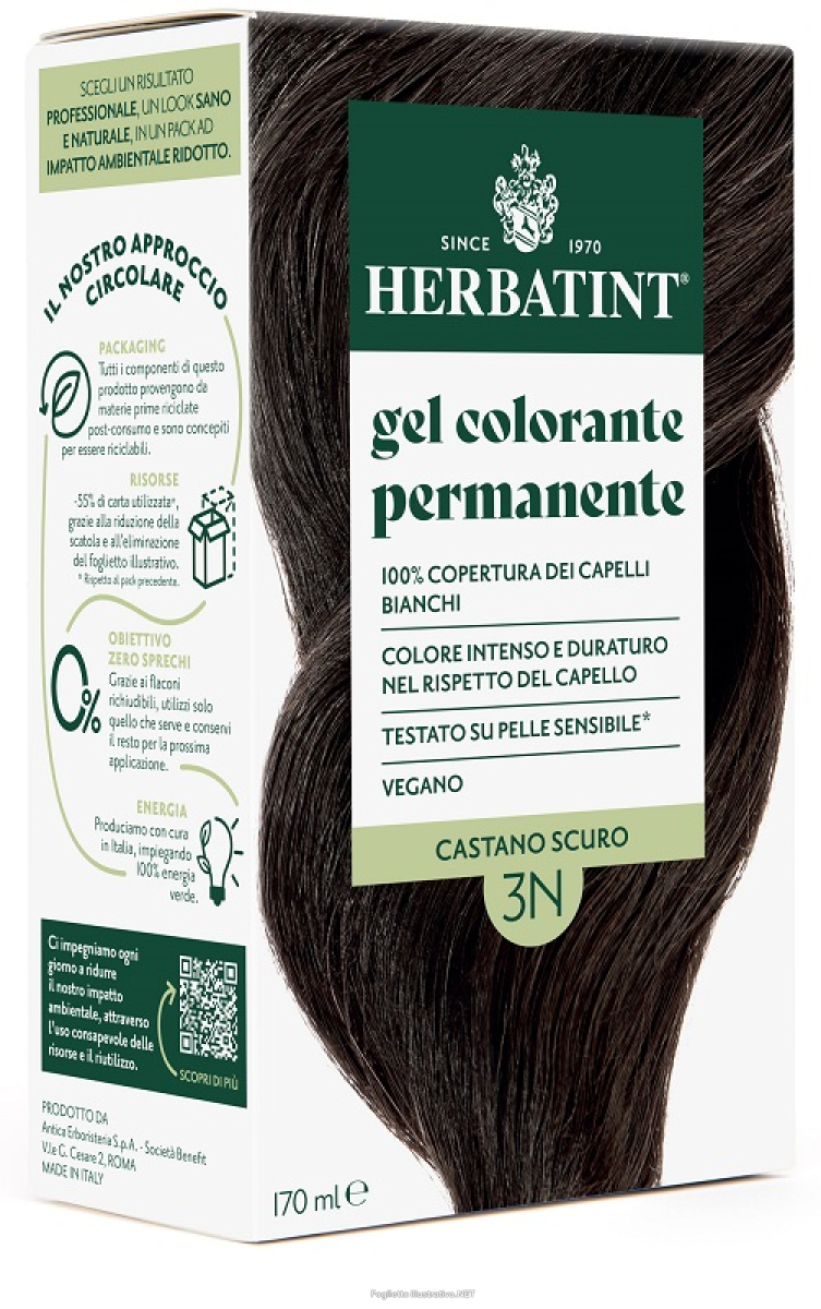 Trova prezzi di herbatint 3n castano scuro 170 ml e compra online