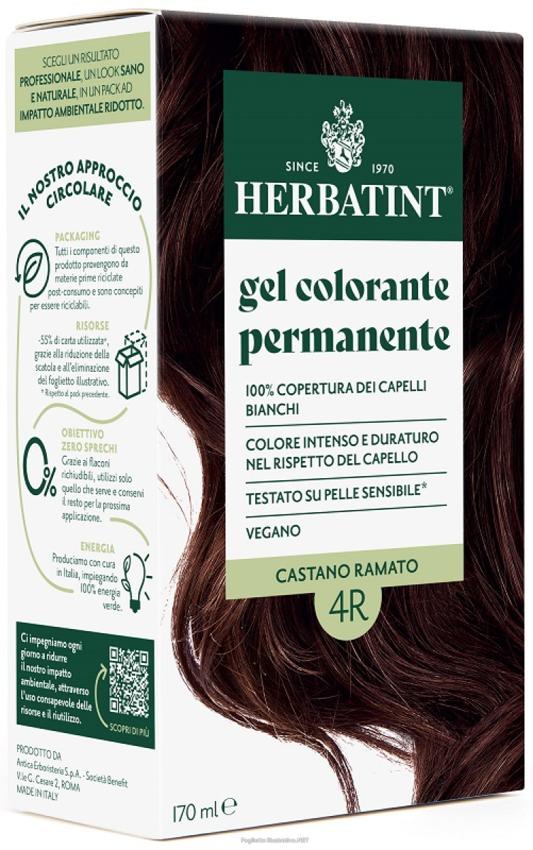 Trova prezzi di herbatint 4r castano ramato 170 ml e compra online